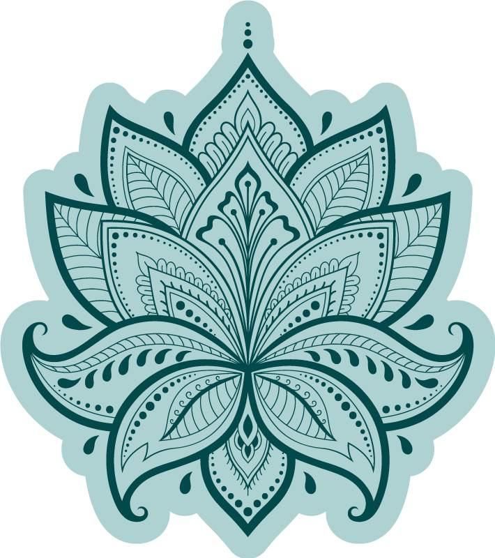 Tapis vinyle fleurs et plantes loto en pleine croissance - TenStickers