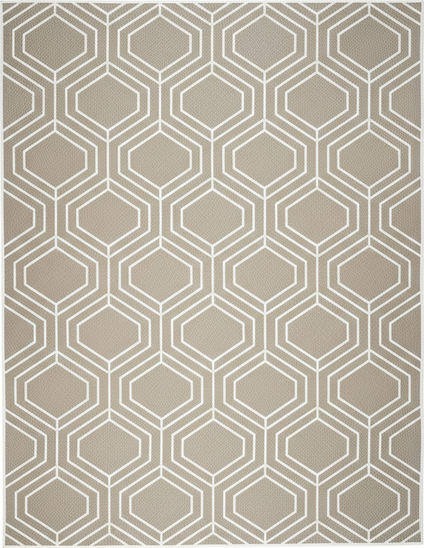 Tapis vinyles géométriques motif tissé en nid d'abeille - TenStickers