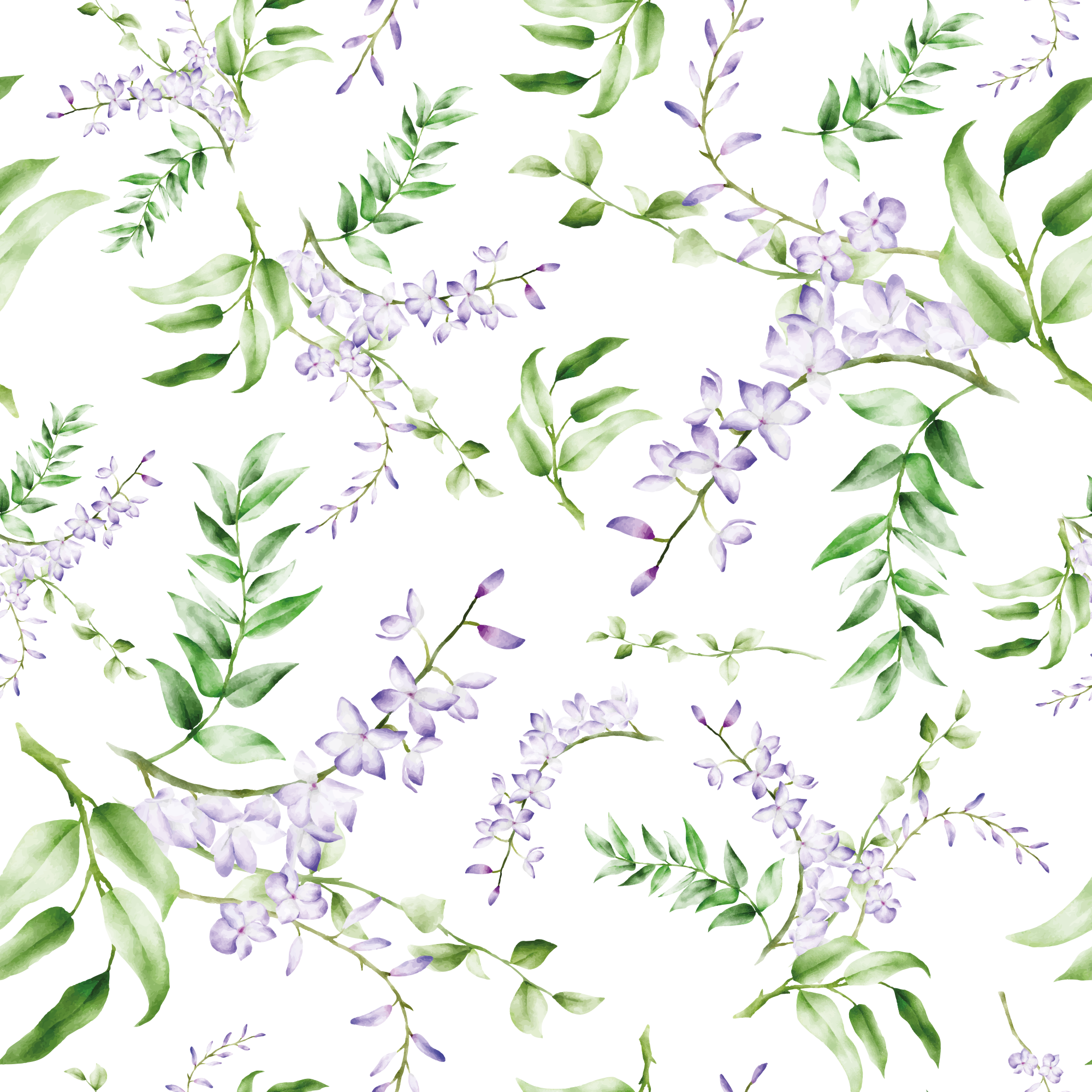 Tapis vinyle fleurs et plantes motif lavande fenêtre - TenStickers