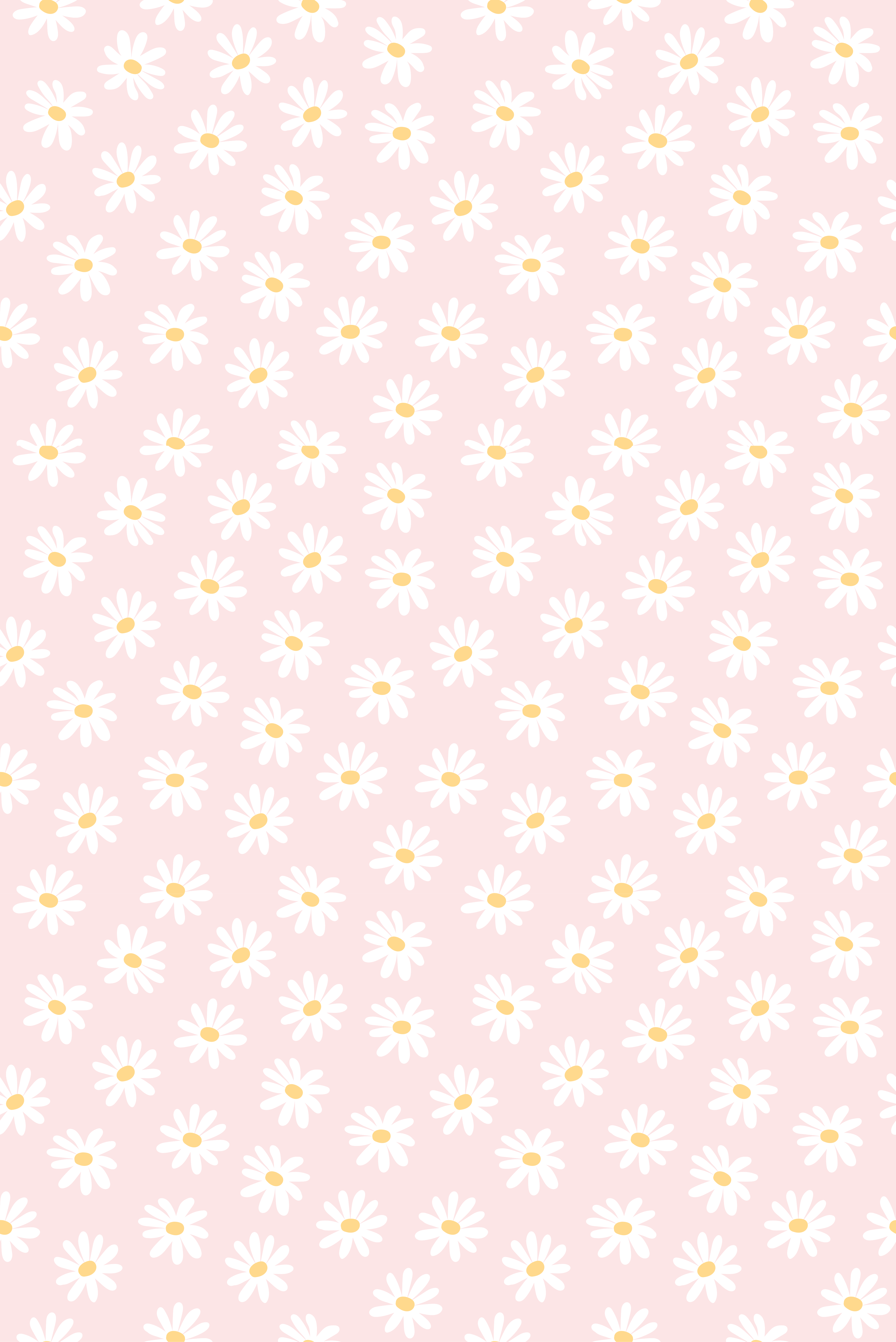 Tapis vinyle chambre motif fleurs marguerites - TenStickers