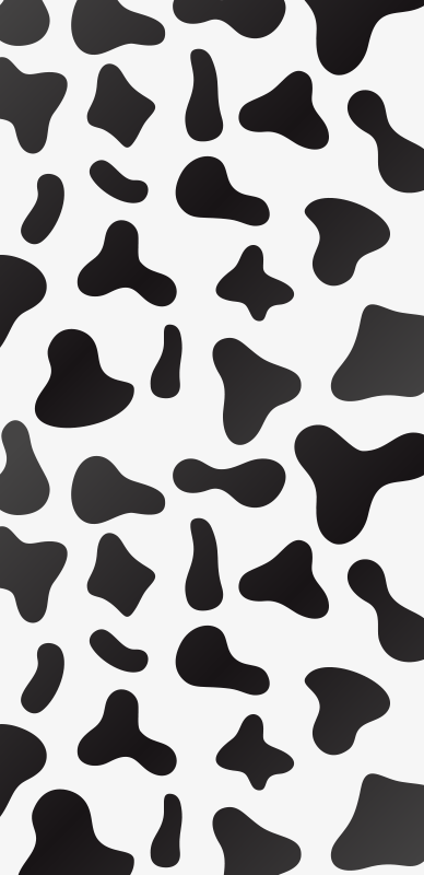 Tapis vinyle animal imprimé vache - TenStickers