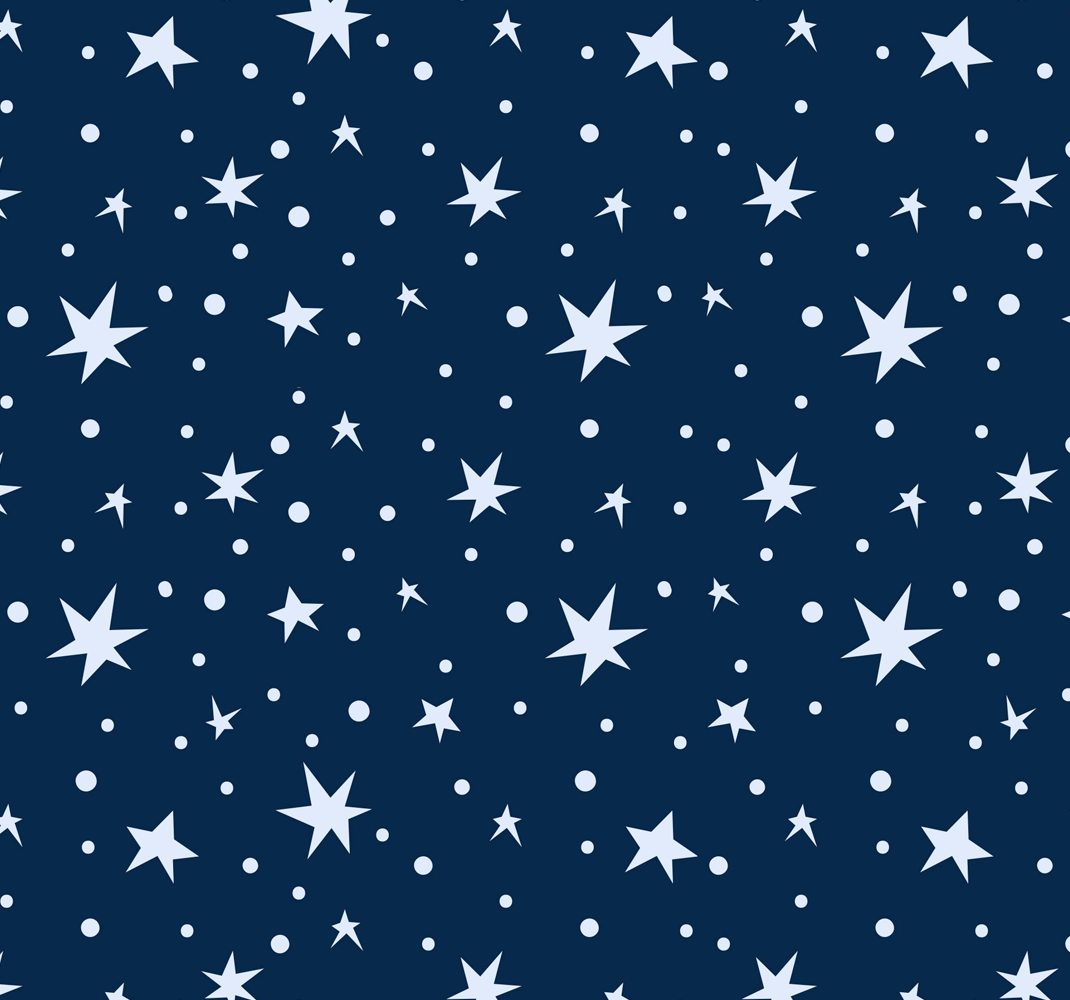 Tapis vinyle étoile sur fond bleu marine - TenStickers