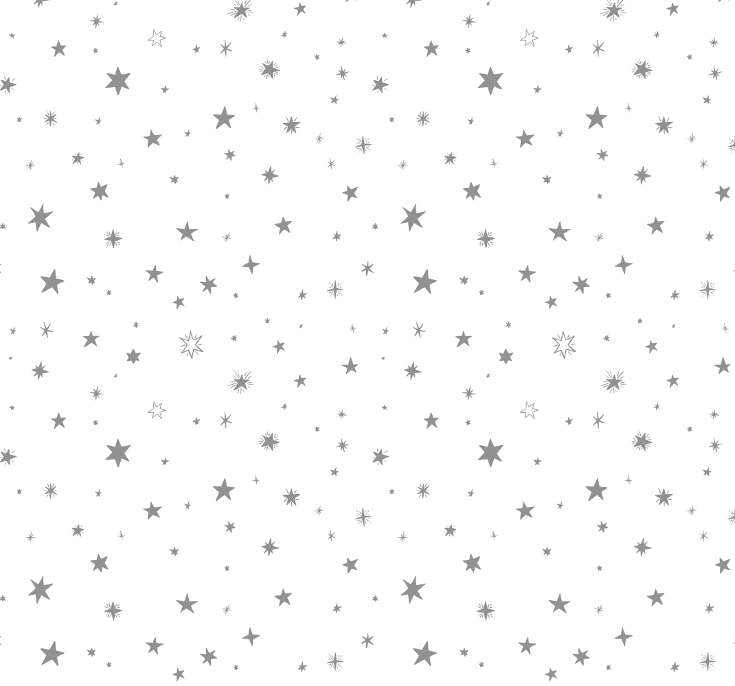 Tapis vinyle étoile fond gris avec étoiles blanches - TenStickers