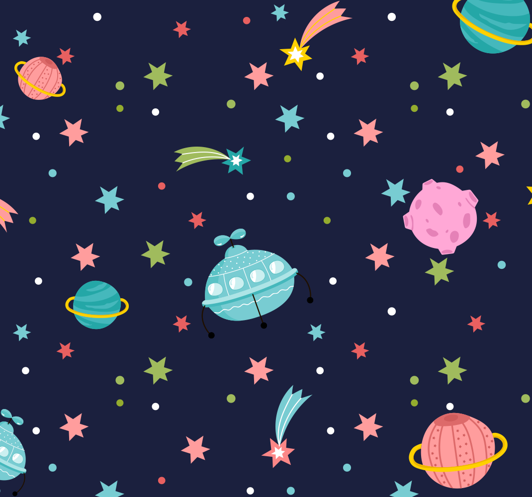 Tapis vinyle étoile espace céleste - TenStickers