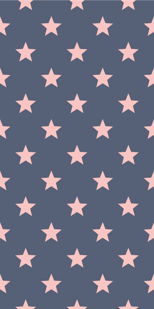Tapis vinyle étoile étoiles roses et grises - TenStickers