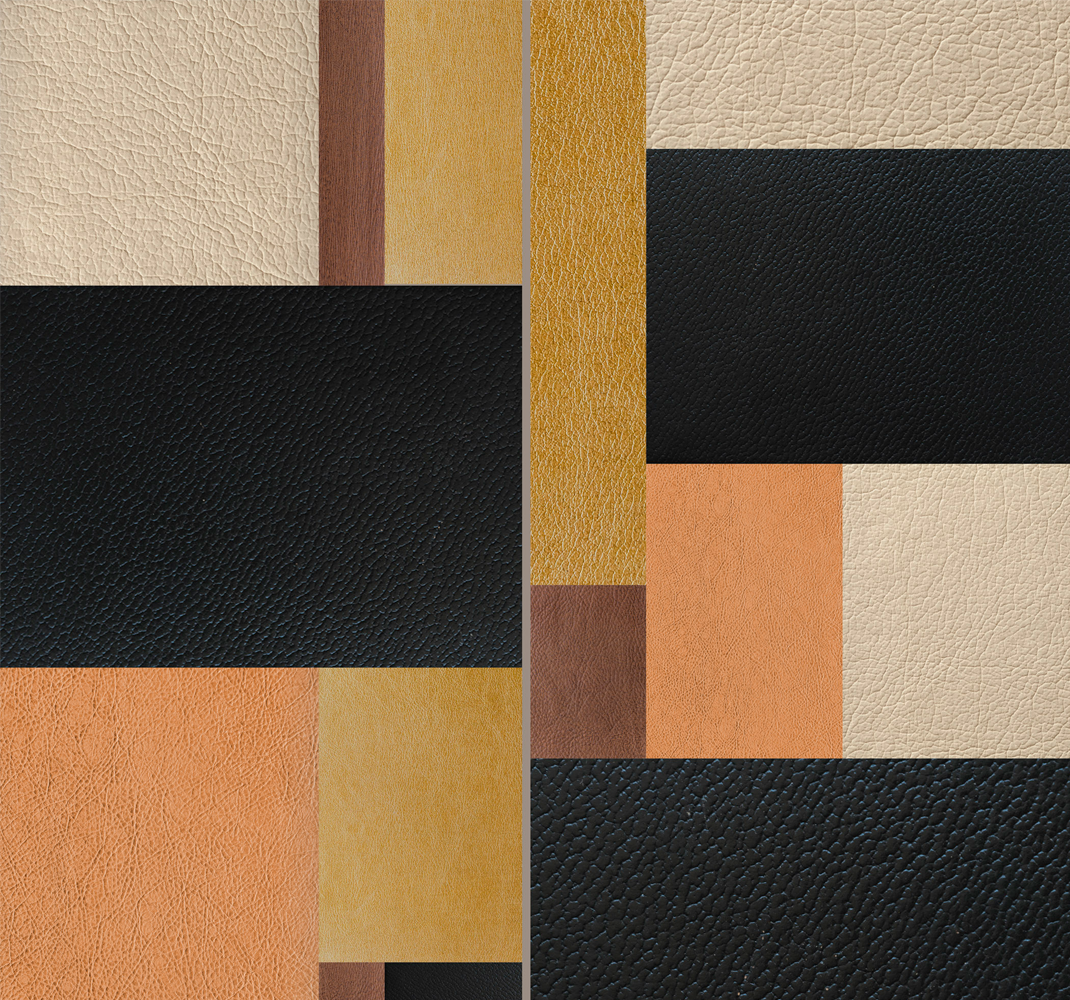 Tapis vinyles géométriques blocs texturés - TenStickers