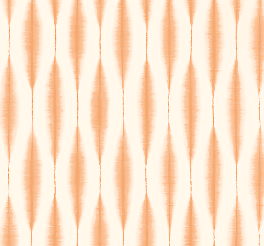 Tapis vinyles géométriques ikat kasuri orange - TenStickers
