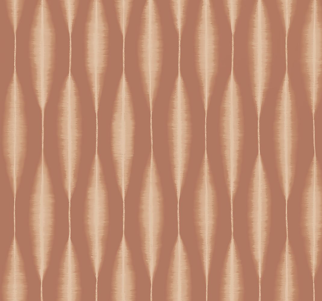 Tapis vinyles géométriques ikat kasuri mousse mocha - TenStickers