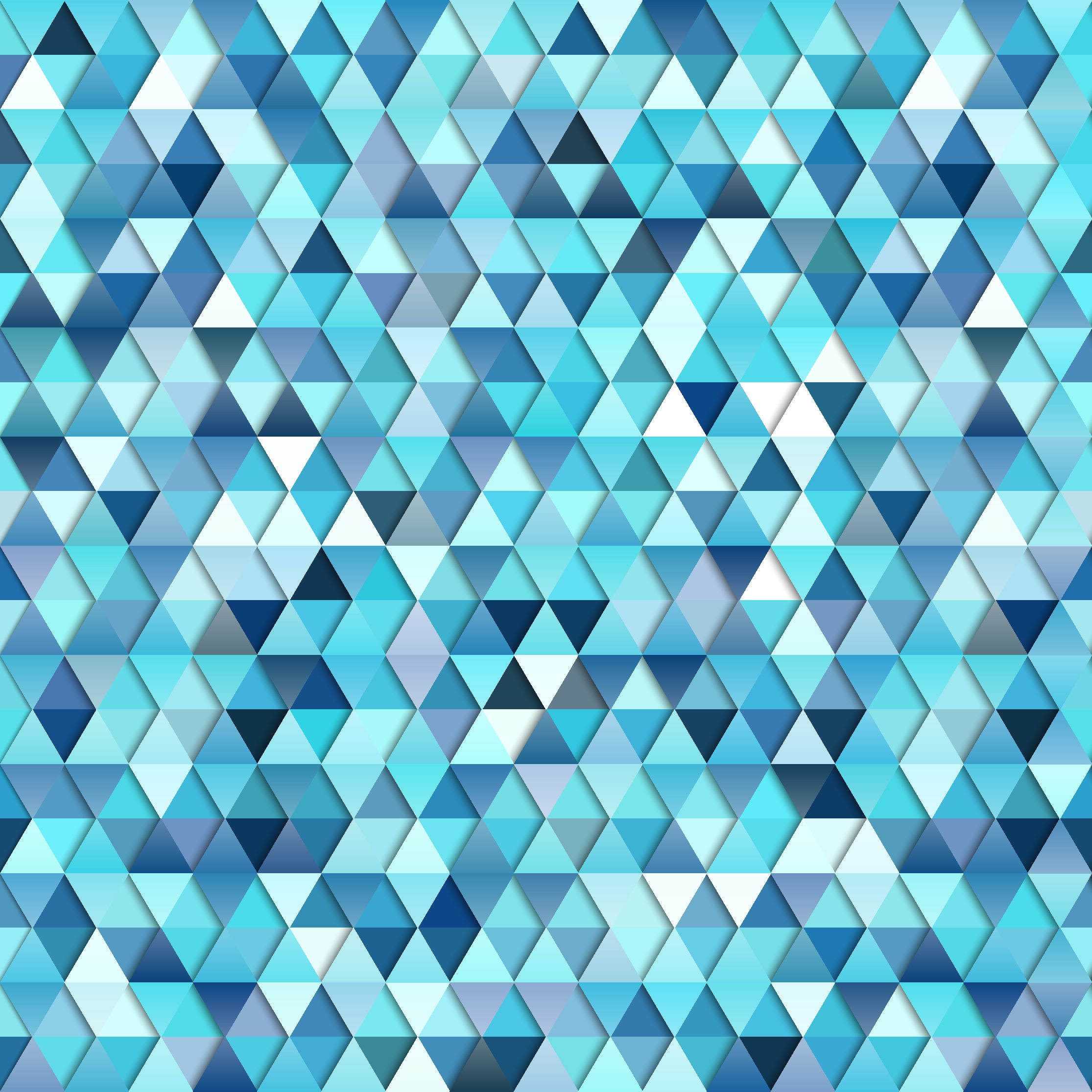 Tapis vinyles géométriques abstraits bleus - TenStickers