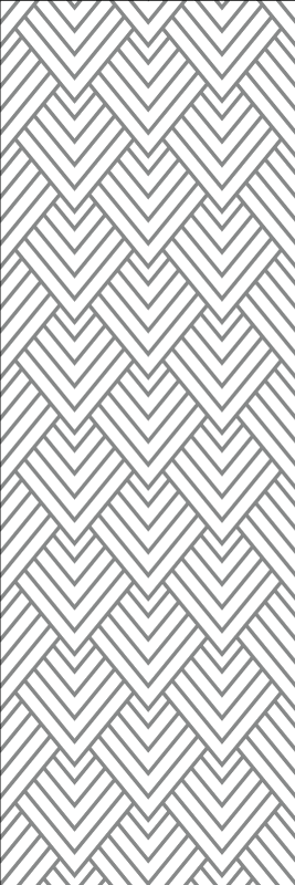 Tapis vinyles géométriques motif triangles blancs - TenStickers