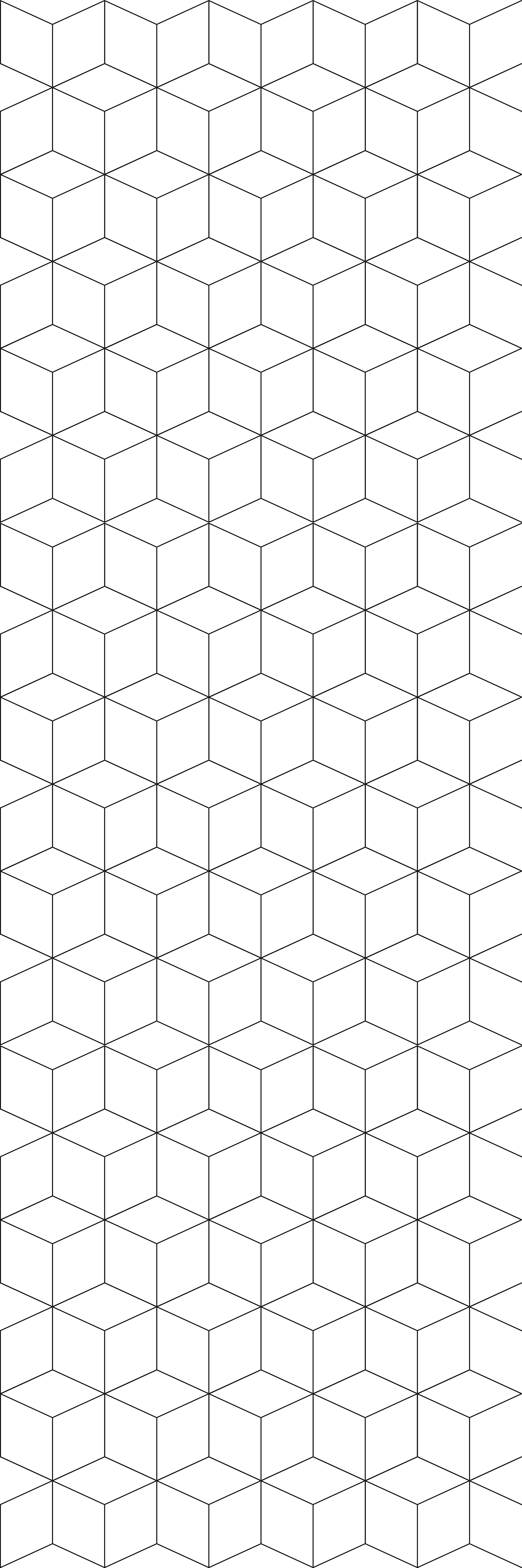 Tapis vinyles géométriques motif cubes géométriques - TenStickers