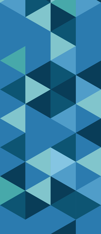 Tapis vinyles géométriques carrés bleus - TenStickers