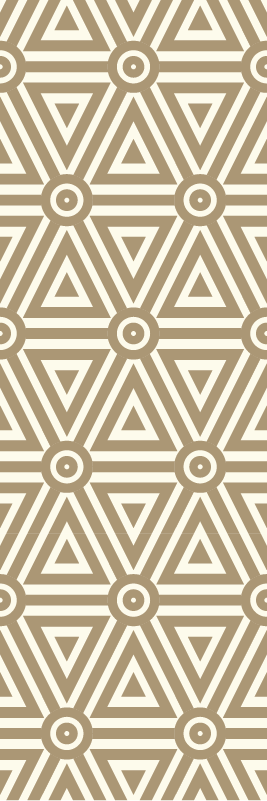 Tapis vinyles géométriques design rétro vintage - TenStickers