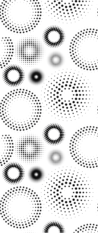 Tapis vinyles géométriques pois sans couture - TenStickers