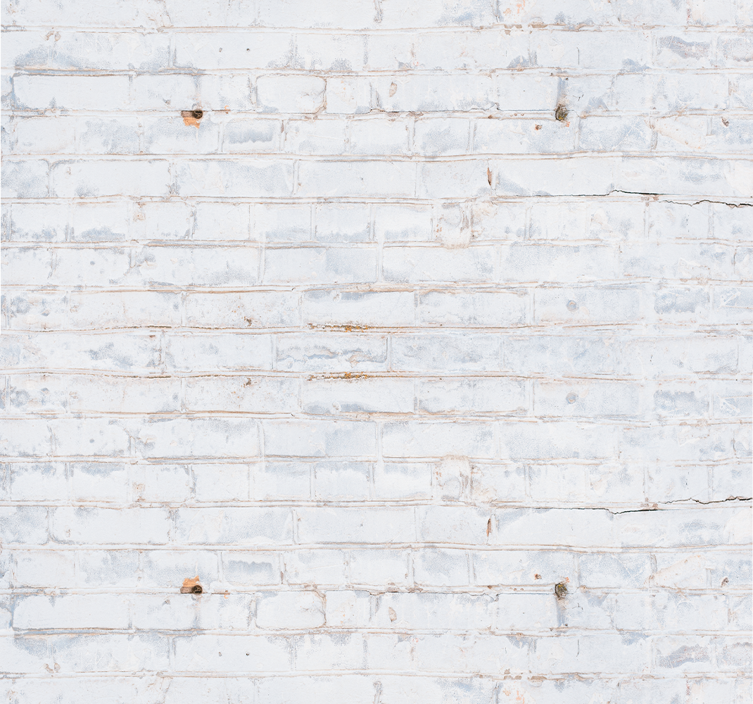 Tapis vinyle chambre motif brique blanche usée - TenStickers