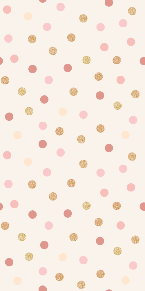 Tapis vinyle chambre motif points irréguliers rose clair - TenStickers