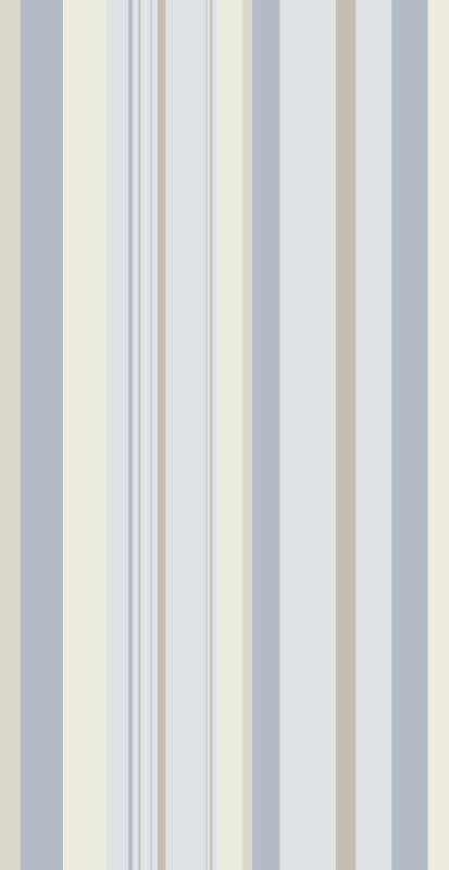Tapis vinyle chambre rayures bleu et beige années 80 - TenStickers