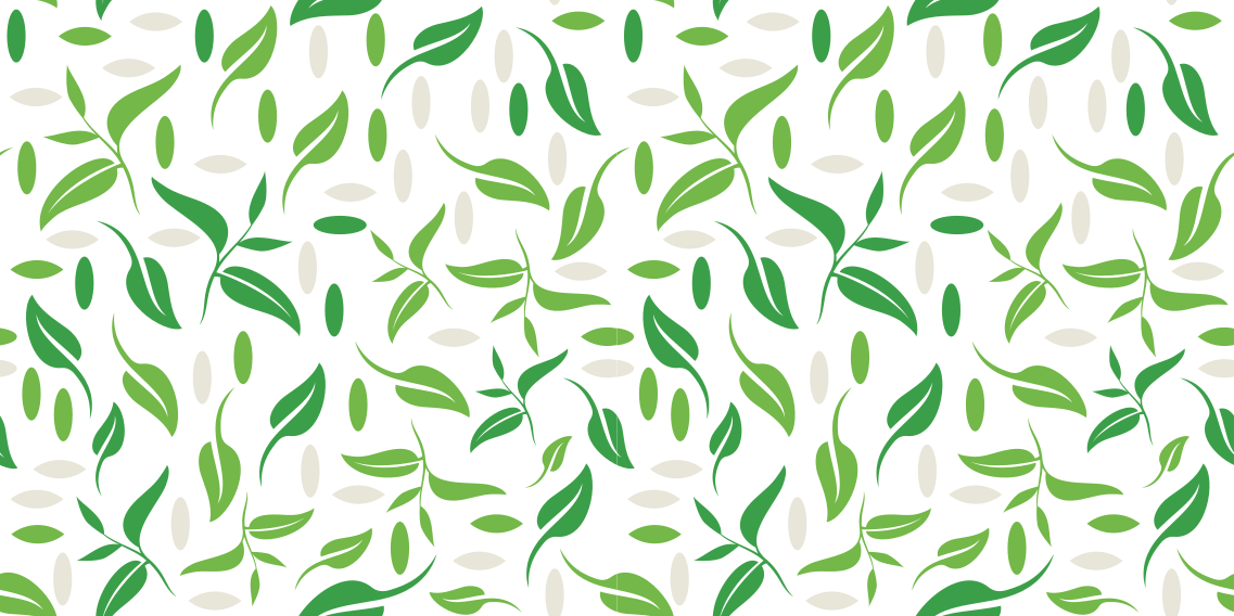 Tapis vinyle fleurs et plantes motif petites feuilles - TenStickers