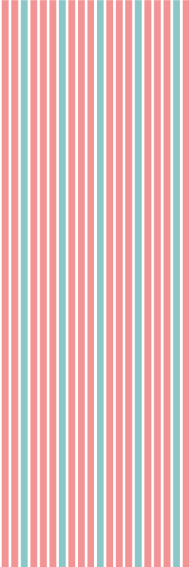 Tapis vinyle chambre motif diagonal bleu et rose - TenStickers