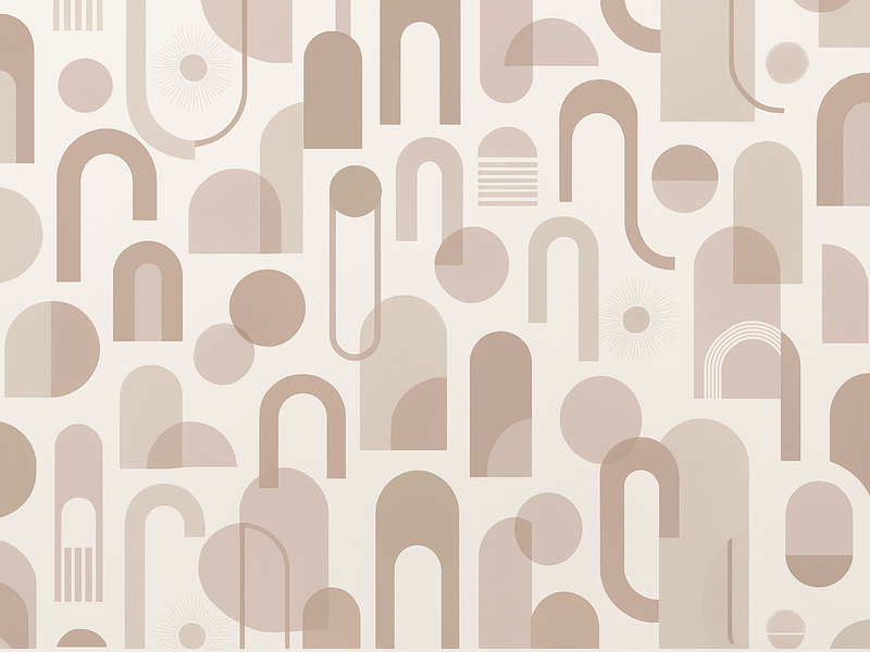 Tapis vinyle chambre motif moderne - TenStickers