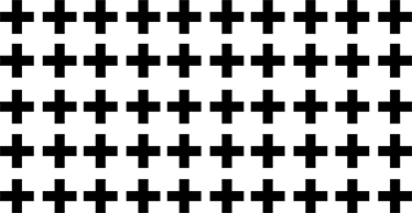 Tapis vinyles géométriques croix noires et blanches - TenStickers