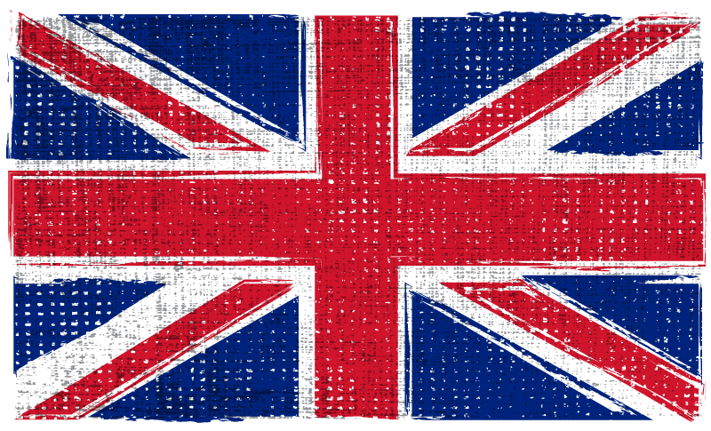 Tapis vinyles géométriques drapeau grunge uk - TenStickers