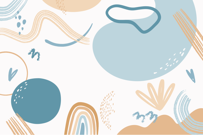 Tapis vinyles géométriques formes colorées - TenStickers