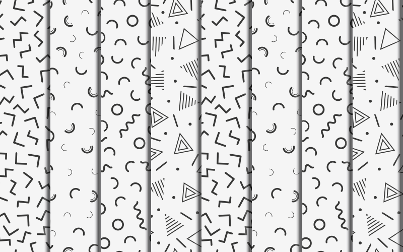 Tapis vinyles géométriques formes géométriques rétro - TenStickers