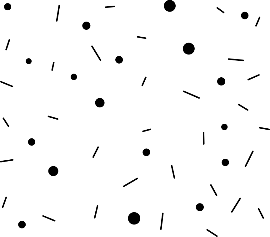 Tapis vinyles géométriques confettis cercles et lignes - TenStickers