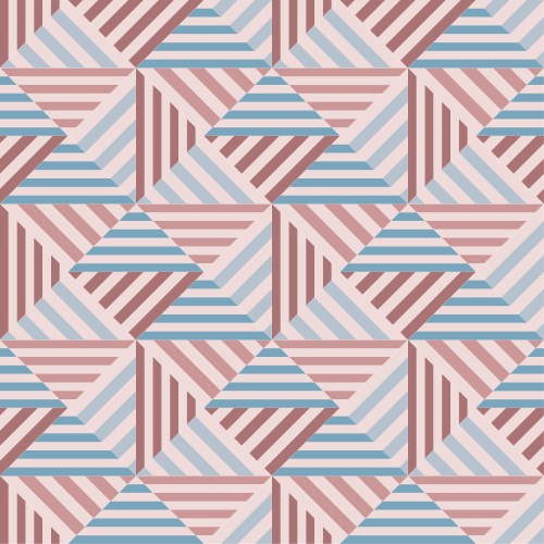 Tapis vinyles géométriques triangles abstraits - TenStickers