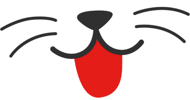 Tapis vinyle pour enfants bouche et nez de chat - TenStickers
