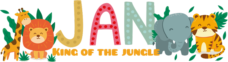 Tapis vinyle pour enfants roi de la jungle - TenStickers