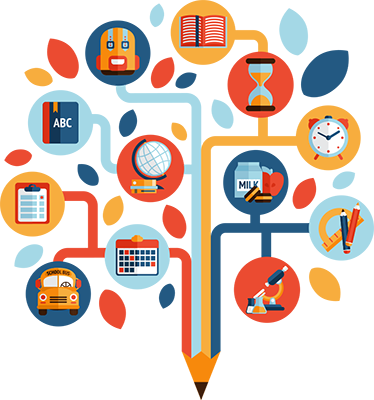 Tapis vinyle pour enfants arbre scientifique décoratif - TenStickers