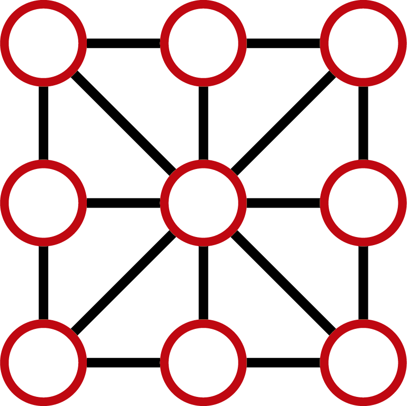 Tapis vinyle jeux morpion - TenStickers