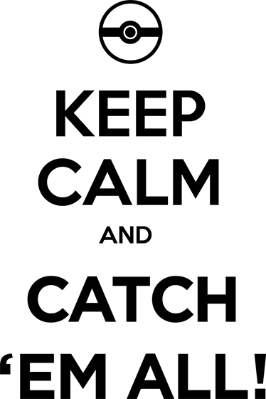 Tapis vinyle jeux pokémon reste calme - TenStickers