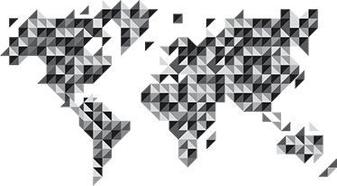 Tapis vinyle carte du monde en échelle de gris - TenStickers