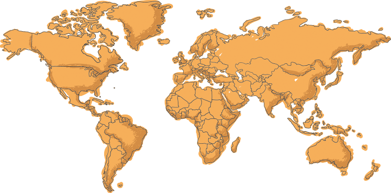 Tapis vinyle carte du monde carte du monde jeunesse - TenStickers