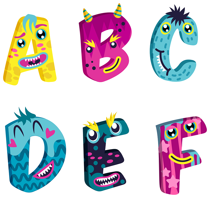 Tapis vinyle pour enfants alphabet coloré - TenStickers