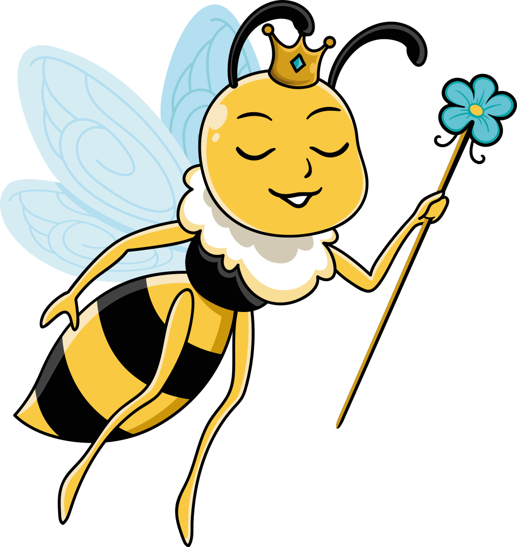 Tapis vinyle pour enfants design abeille féerique - TenStickers