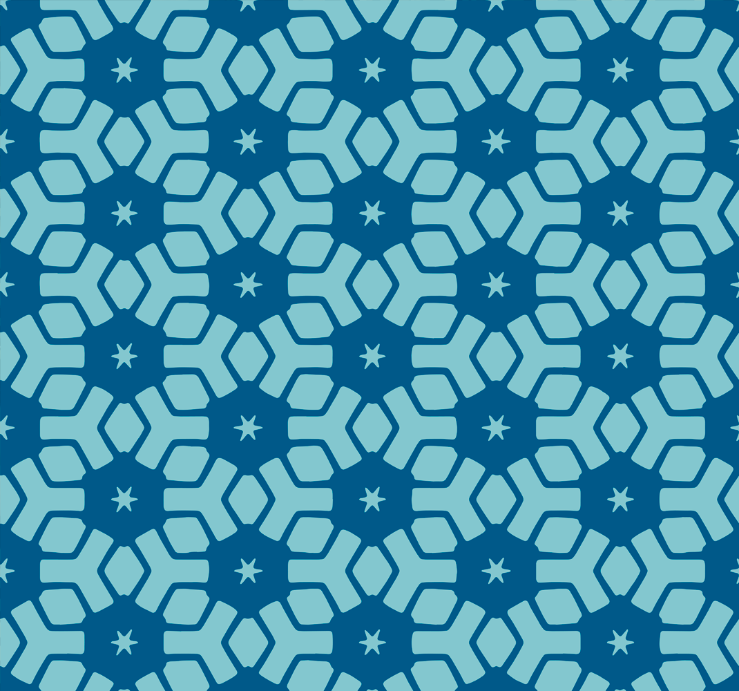 Tapis vinyle salle de bain papier peint carreaux bleus - TenStickers