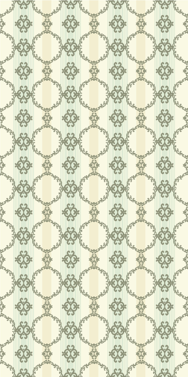 Tapis vinyle salle de bain motif floral vintage français - TenStickers