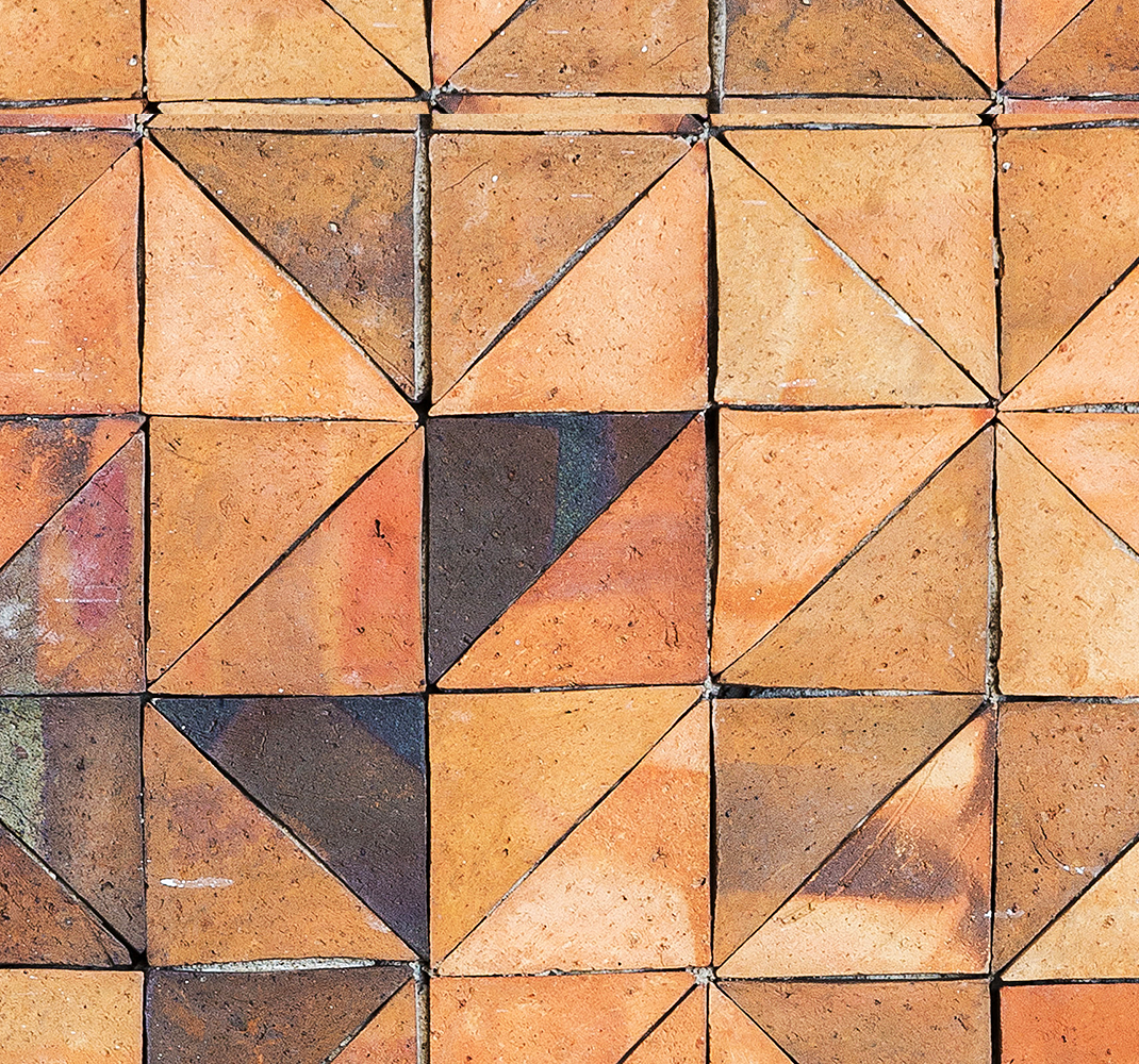 Tapis vinyle salle de bain pierre vintage - TenStickers