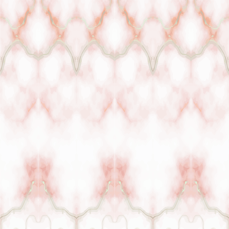 Tapis vinyle salle de bain marbre rose avec rayures jaunes - TenStickers