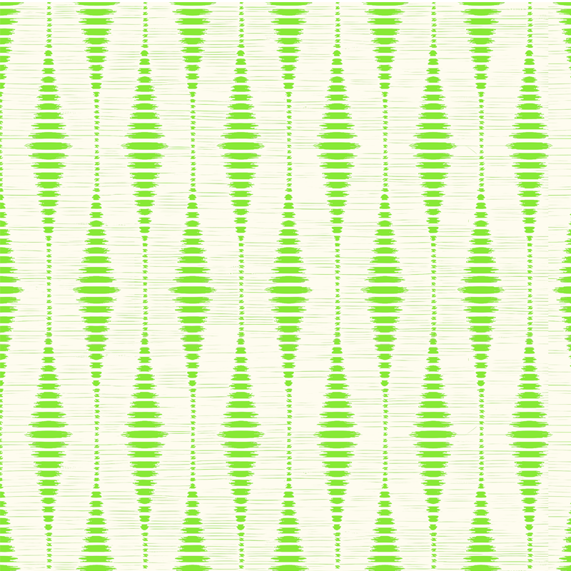 Tapis vinyles géométriques ikat vert rabaul - TenStickers