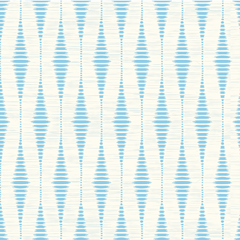 Tapis vinyles géométriques bleu clair ikat - TenStickers