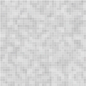 Tapis vinyle salle de bain mosaïque carreaux gris blanc - TenStickers