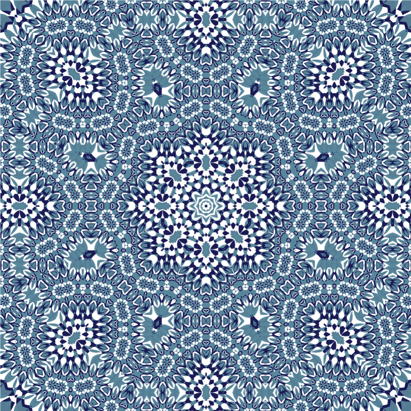 Tapis vinyle cuisine mandala mosaïque - TenStickers