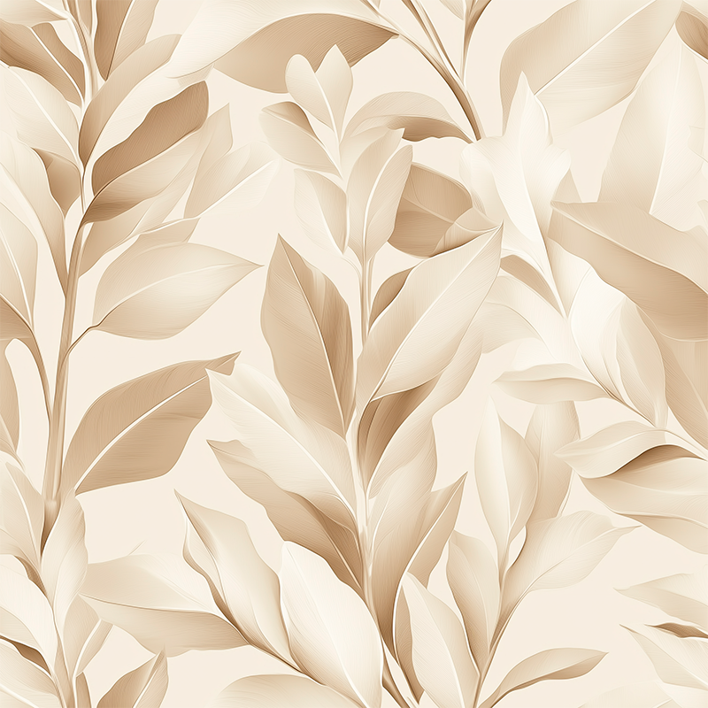 Tapis vinyle cuisine design beige - TenStickers
