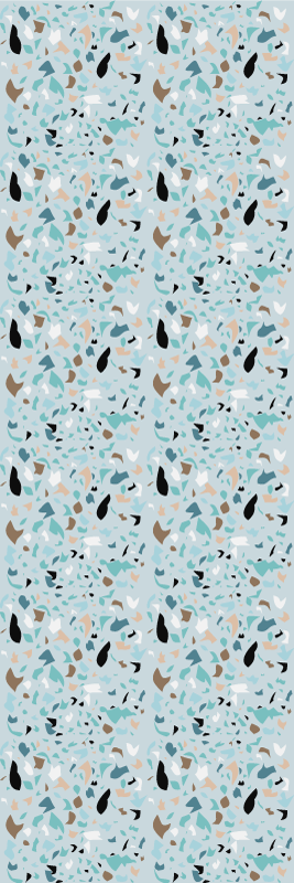 Tapis vinyle chambre design style terrazzo - TenStickers