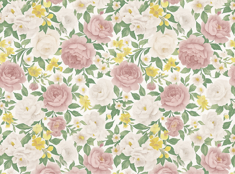 Tapis vinyle chambre motif botanique fumé mystérieux - TenStickers